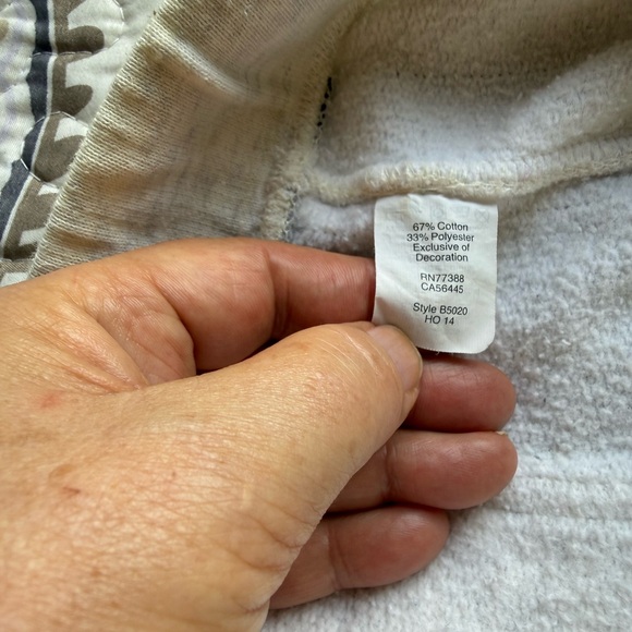 J. Crew Stylish Light Grey Joggers with Black Stripes, size M - Picture 10 of 10